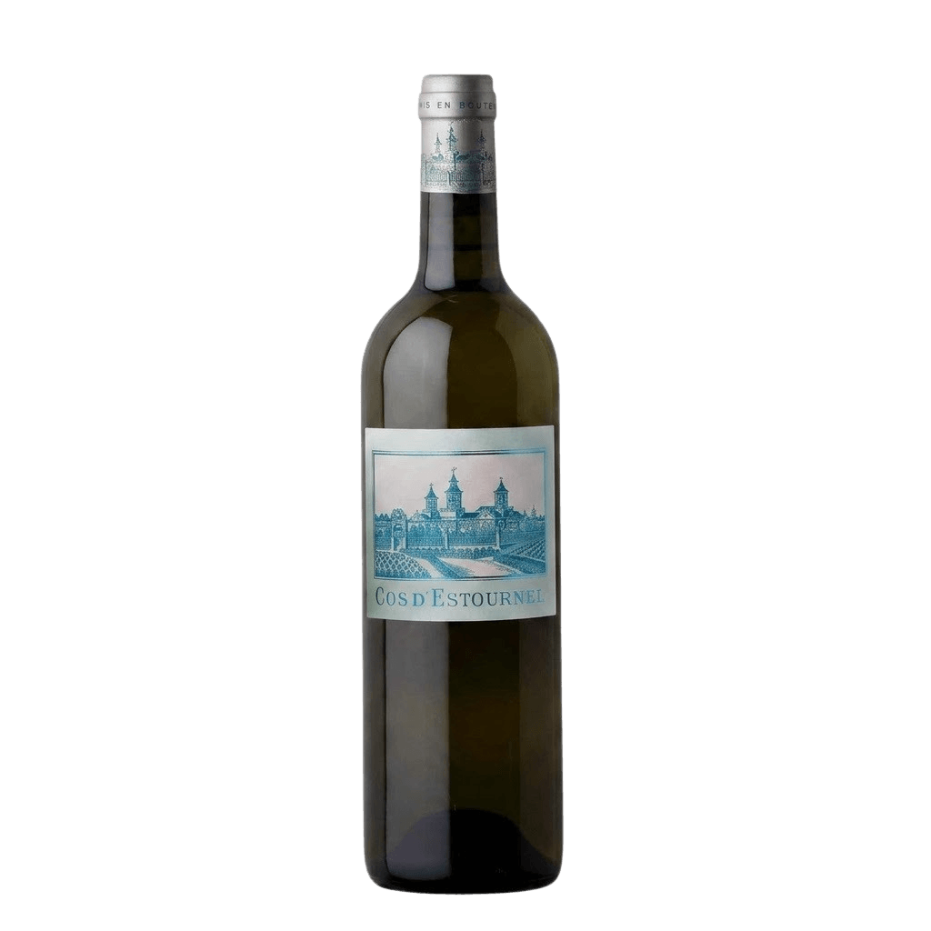 Bottle of Château Cos d'Estournel Blanc, white Bordeaux wine