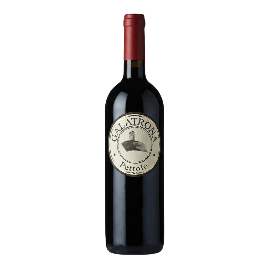 Petrolo Galatrona Merlot wine bottle from Tuscany