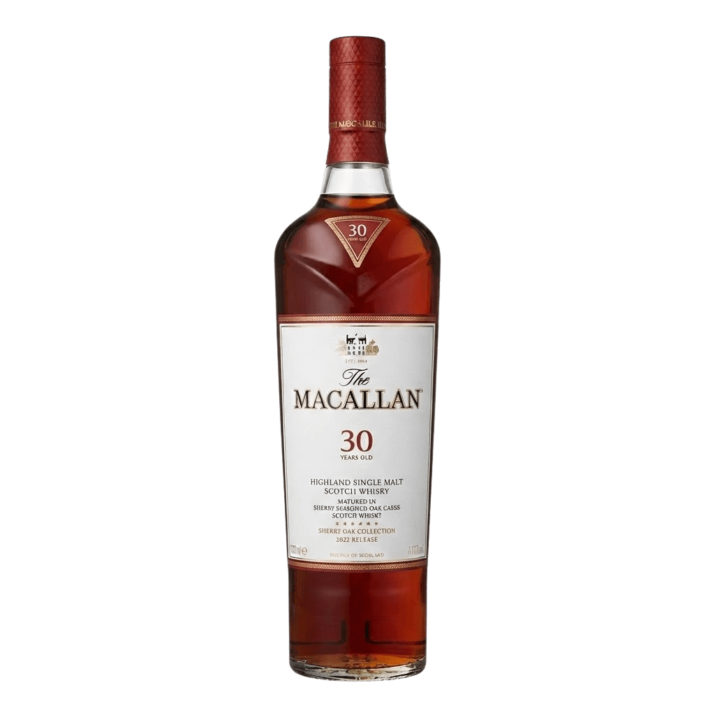 The Macallan Sherry Oak 30 Years Old single malt whisky bottle
