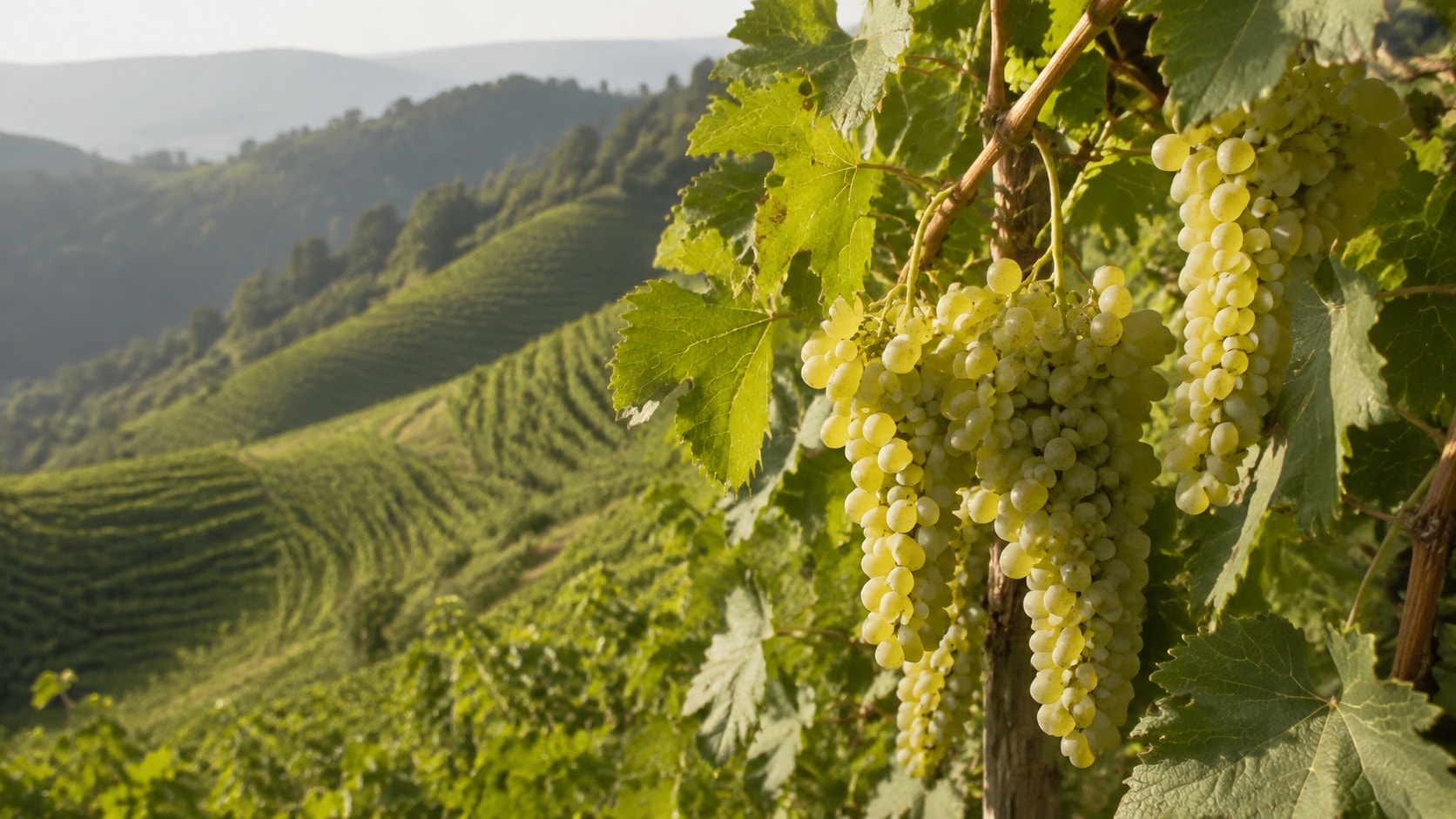 Glera Grapes in Toscana Italy