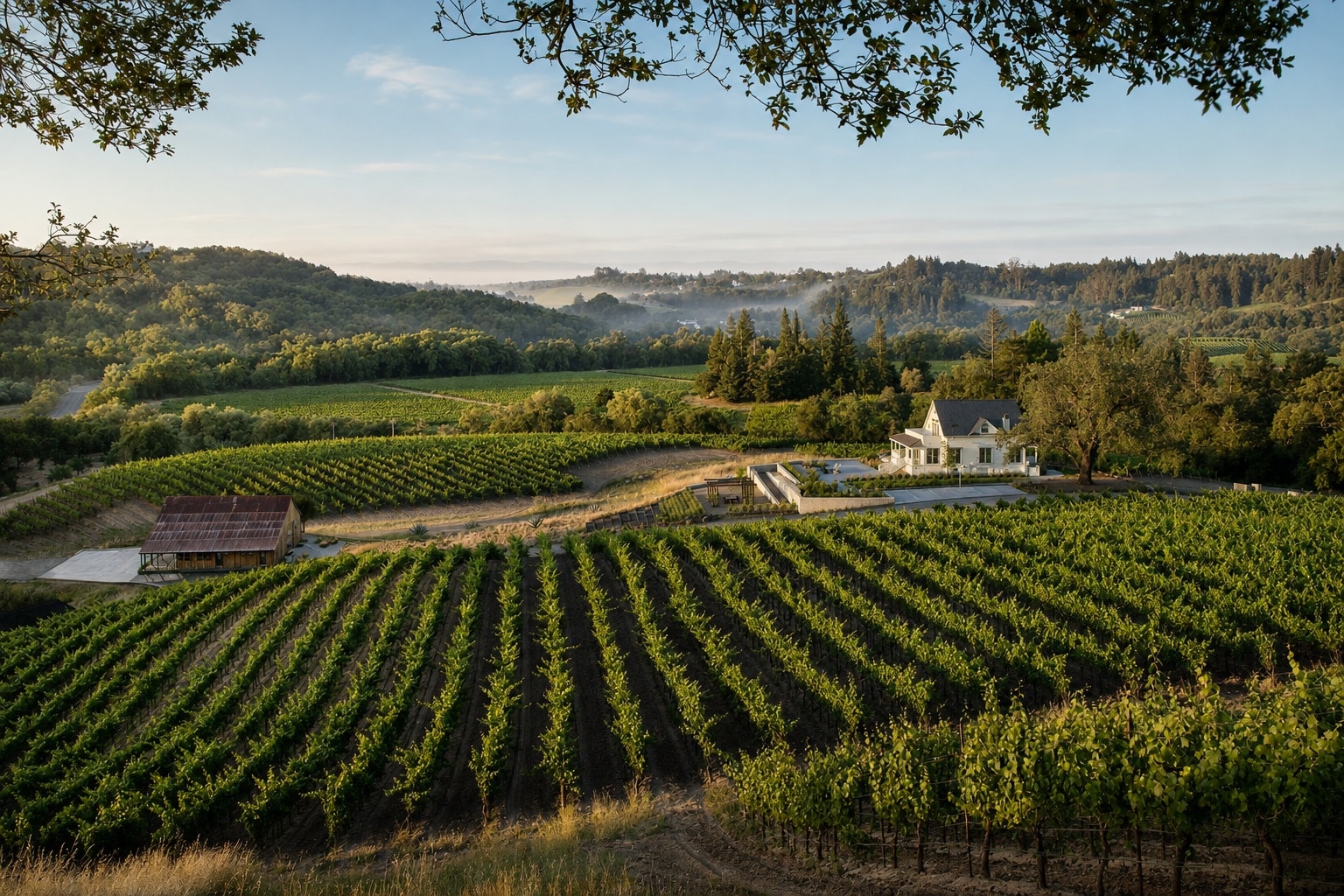 Kistler Vineyards early morning