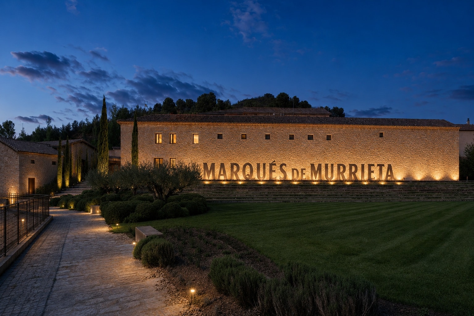 Marqués de Murrieta night sky